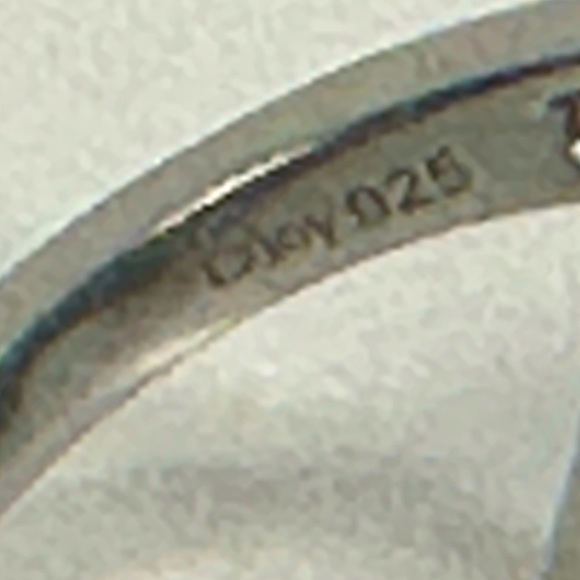 NWOT - Designer D’Joy Larimar Ring - Rhodium Plated 925 Sterling Silver -… - Picture 8 of 8